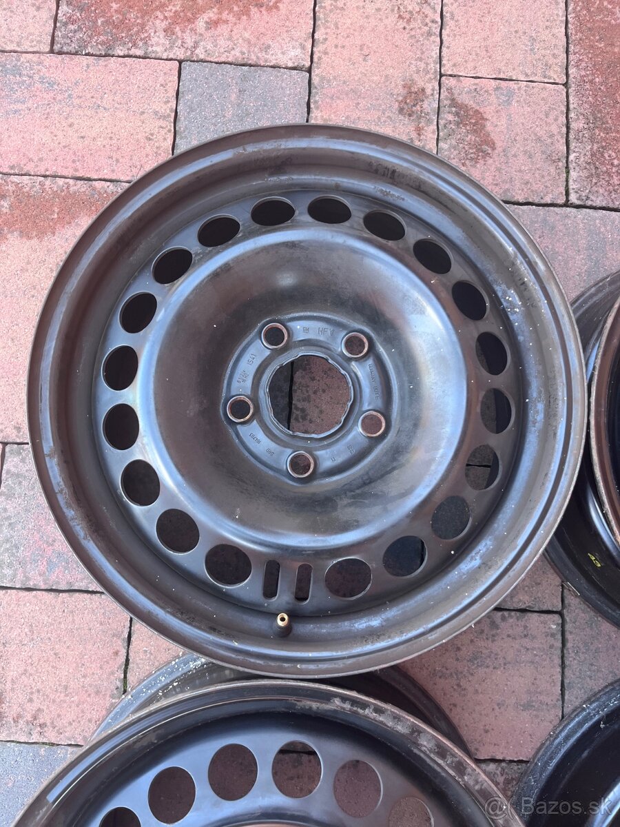 Plech. disky Opel R16, 5x120 - 4