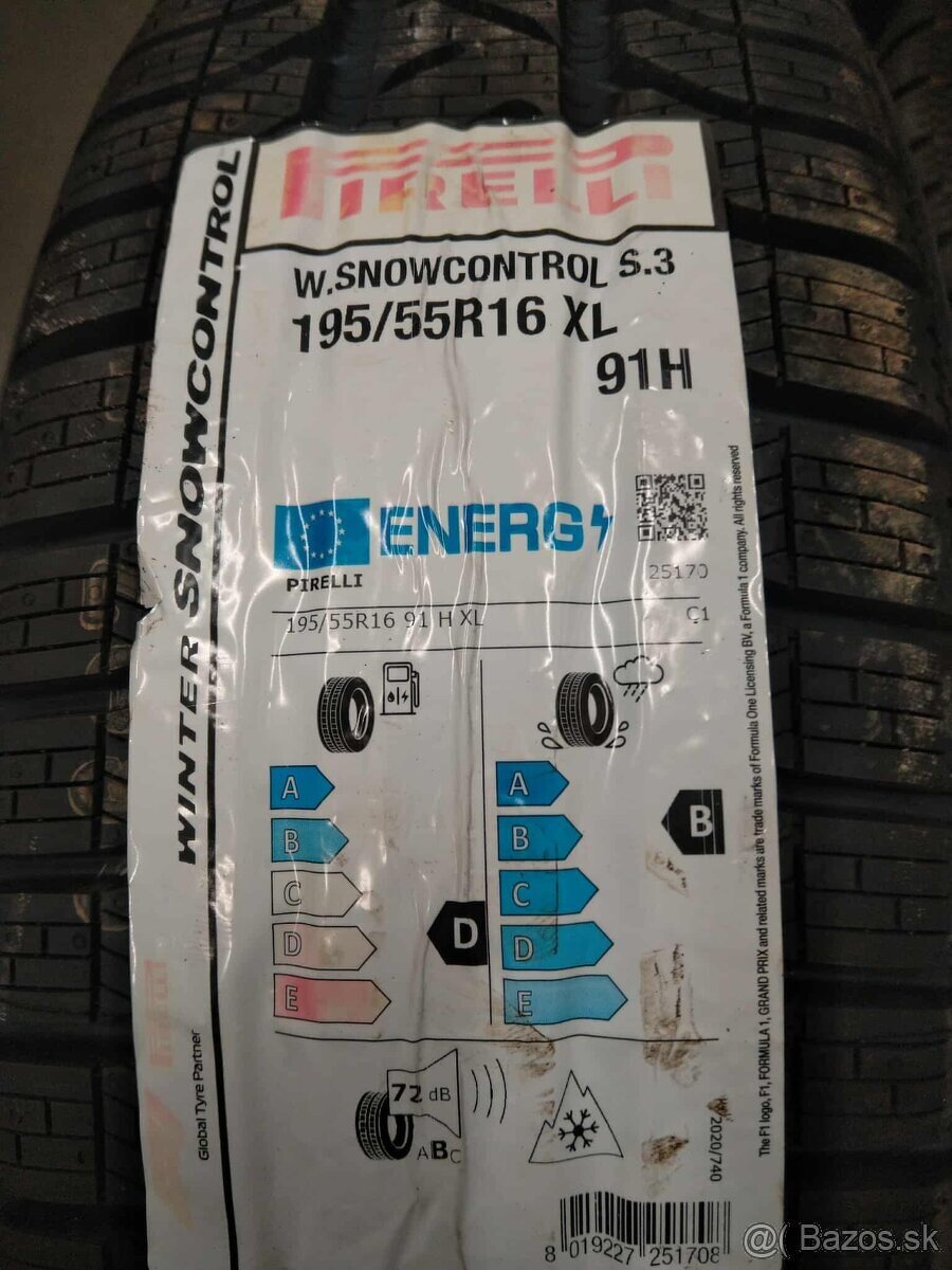 Zimná sada alu R 16 OPEL CORSA F,PEUGEOT 208,CITROEN C4. - 4