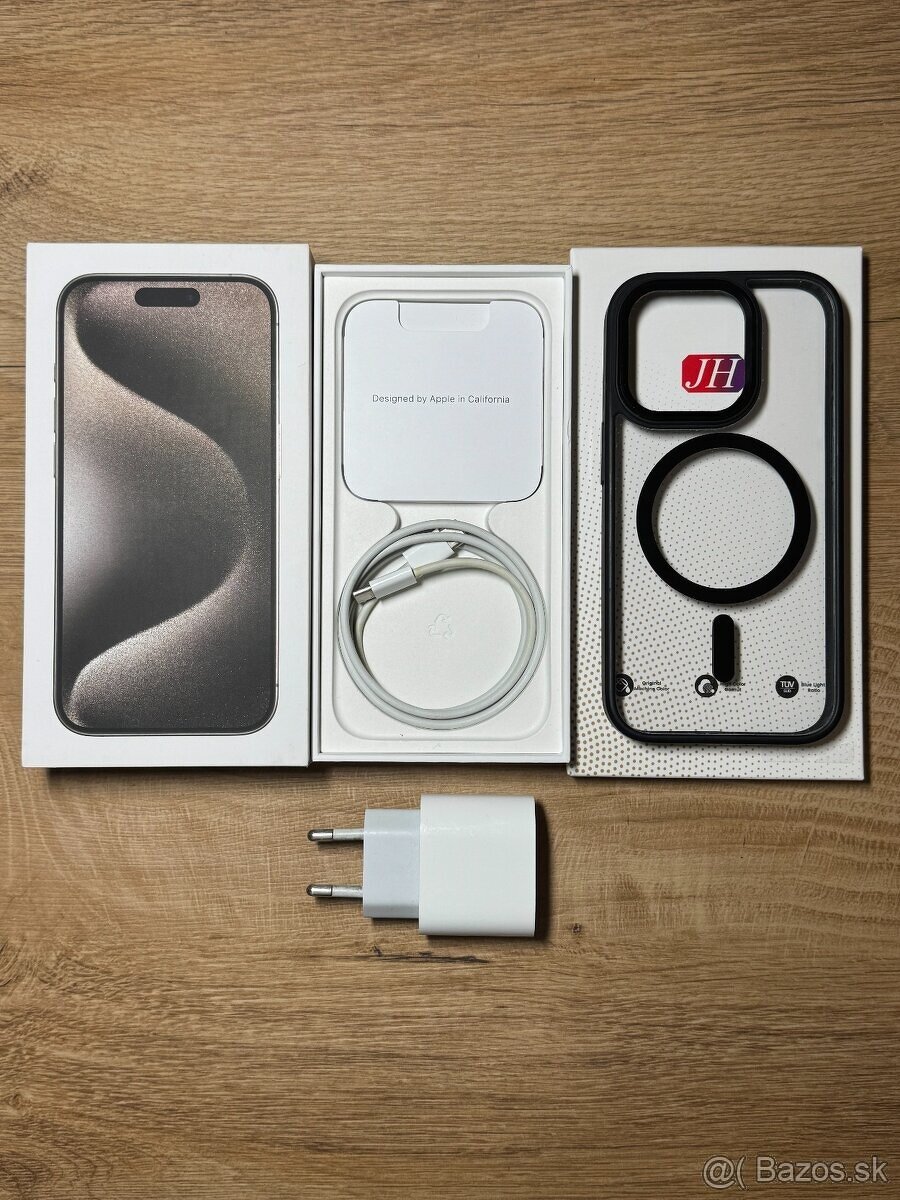 iPhone 15 Pro 128GB Natural Titanium AKO NOVÝ - 4