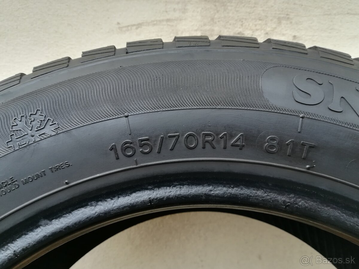 Zimné pneumatiky 165/70 R14 Tomket, 2ks - 4