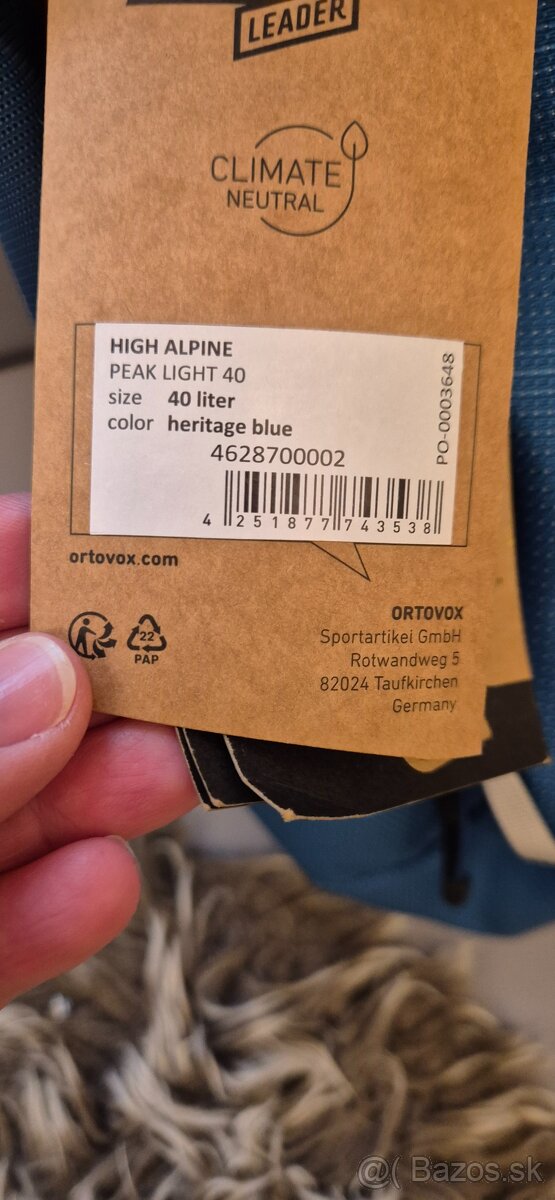 Batoh Ortovox Peak light 40 - 4