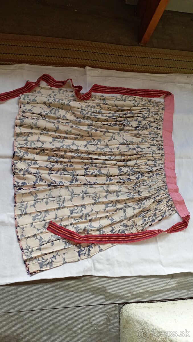Krojové zástery... súčasť kroja - 4