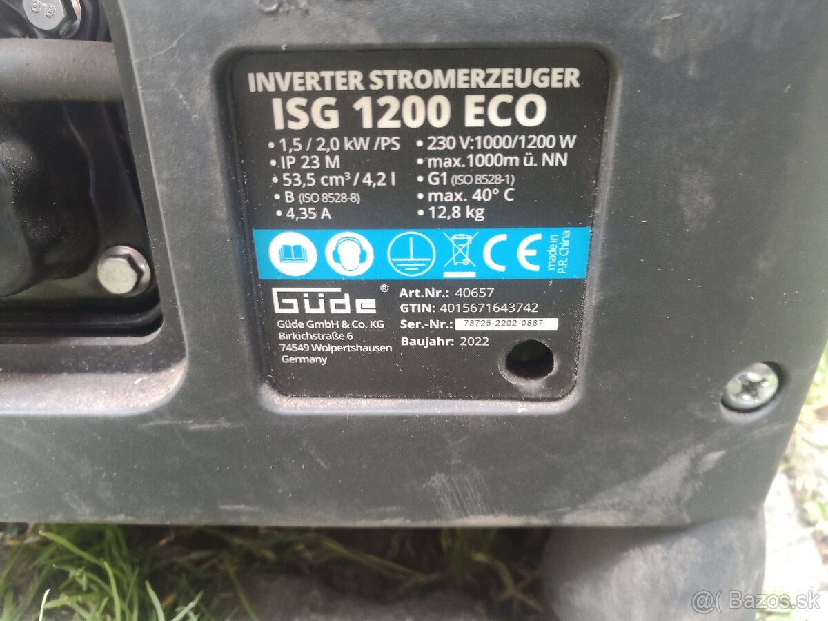 Predám elektrocentrálu Güde - 4