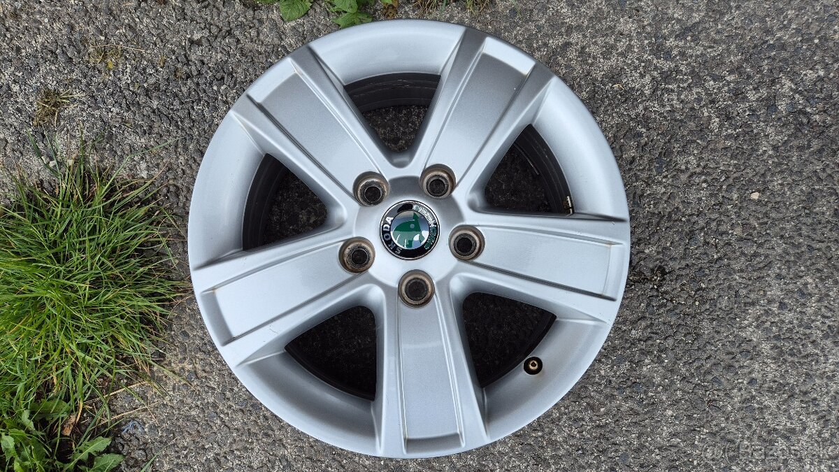 Predám elektróny originál Škoda 5x112r15 - 4