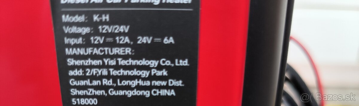 Nezávislé Naftové Kúrenie 8 Kw 12V / 24 V / 220V - 4