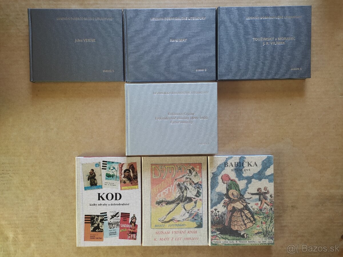 Knihy Jules Verne, katalógy, lexikóny, reklamné letáky...1. - 4