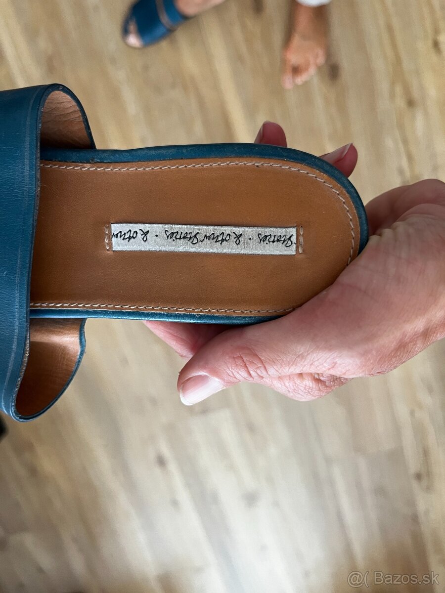 antracitove celokozenne slapky c. 40 - 4