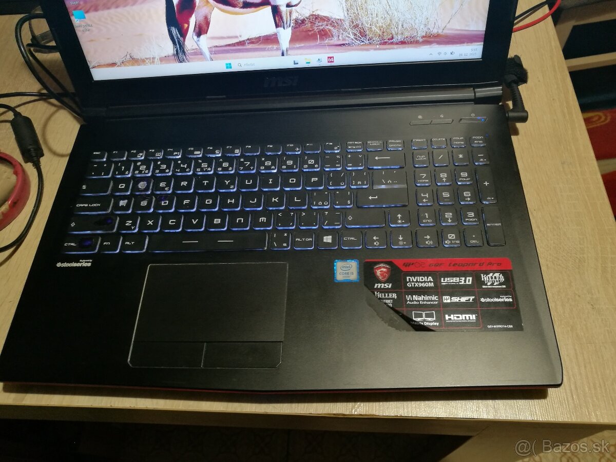MSI GP62 LEOPARD PRO. Herná mašina. - 4