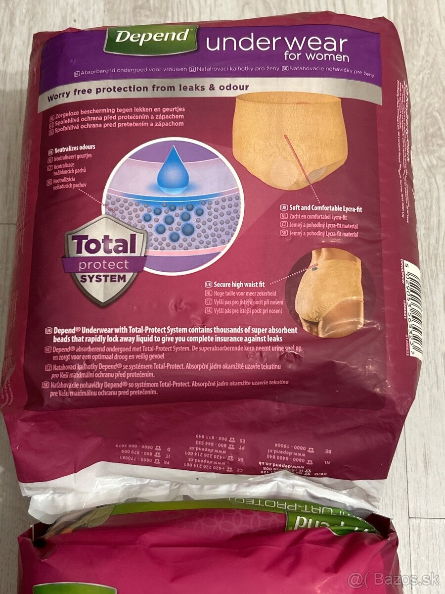 Inkontinenčné nohavičky Depend XL - 4