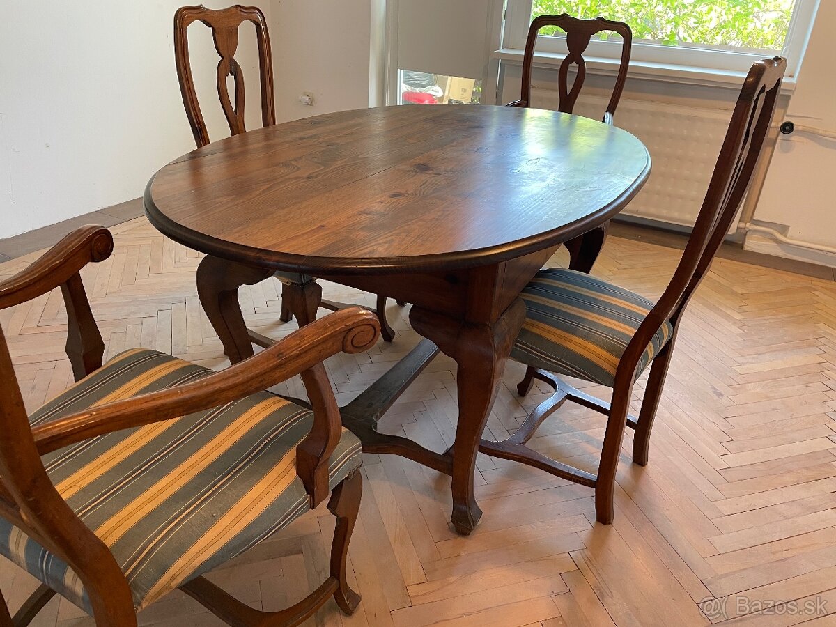 Jedálenský set Chippendale - 4