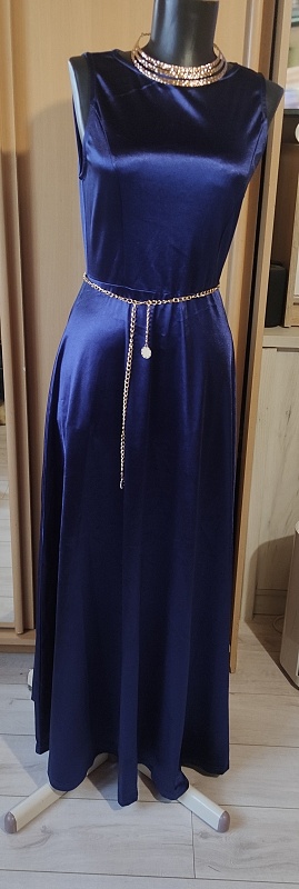 elegantné modré S - 4