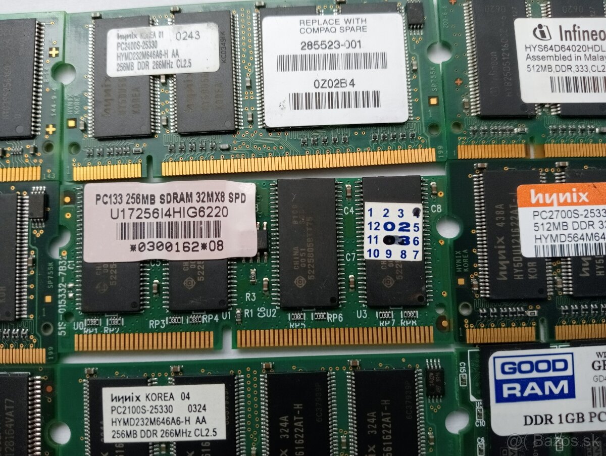 predám ram (pamäte) pre staré notebooky DDR (DDR1) - 4