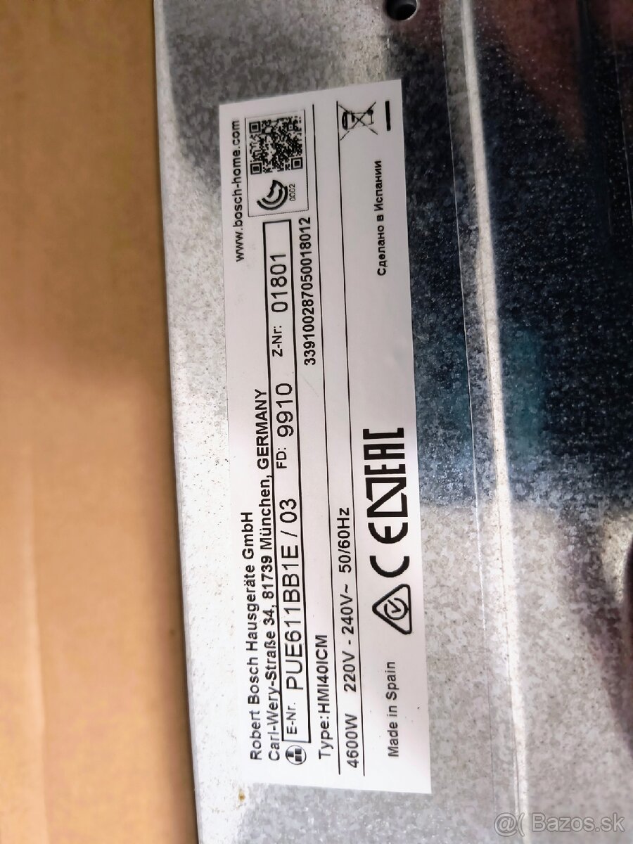 Predám indukčná doska bosch - 4