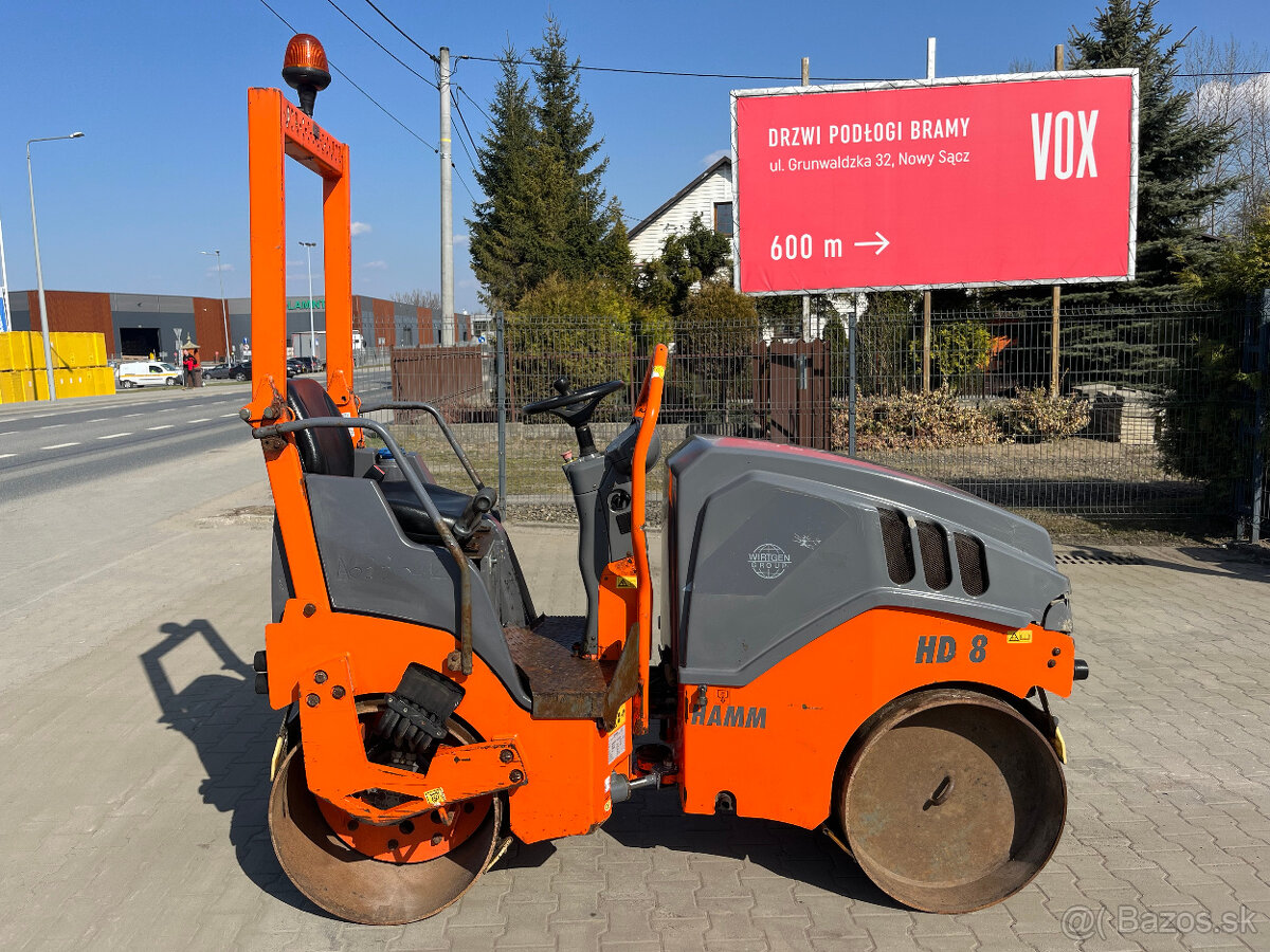 Vibračný cestný valec kĺbový Hamm HD8, Bomag, Ammann - 4