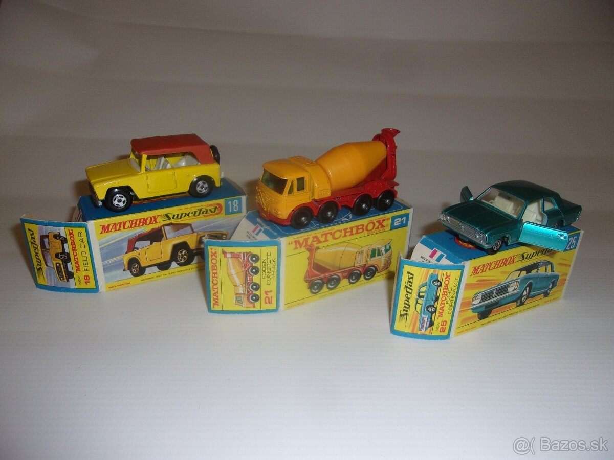 Autíčka MATCHBOX v originálnych krabičkách - 4