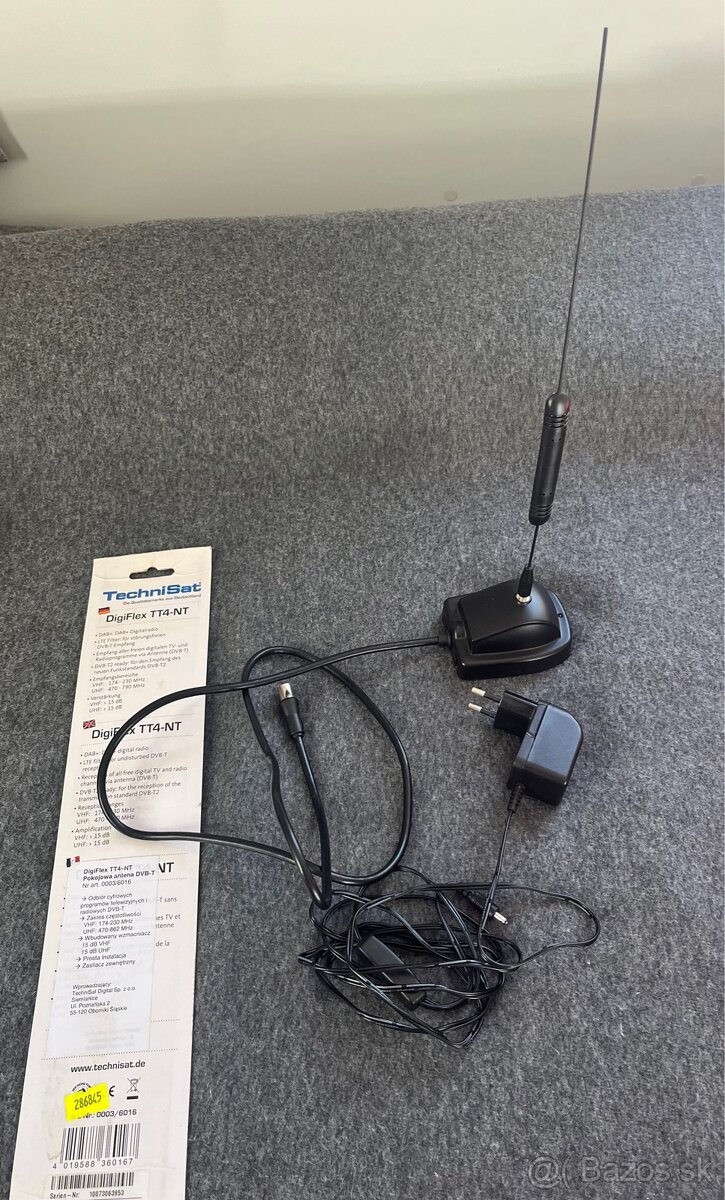 Anténa izbová VHF/UHF/DAB + TT4-NT LTE - 4