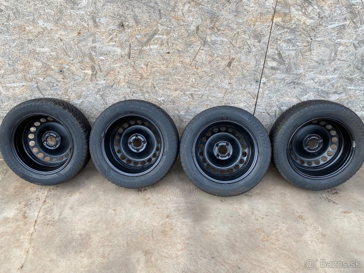 plechove disky zimne pneumatiky renault clio 4 IV 195/55/15 - 4