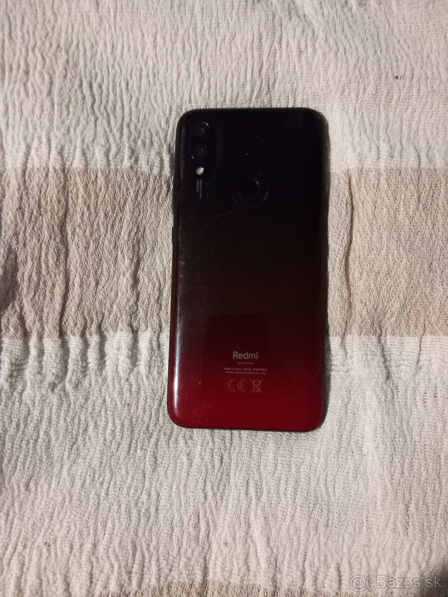 Xiaomi redmi 7 čierno červený dual sim plne funkčný - 4