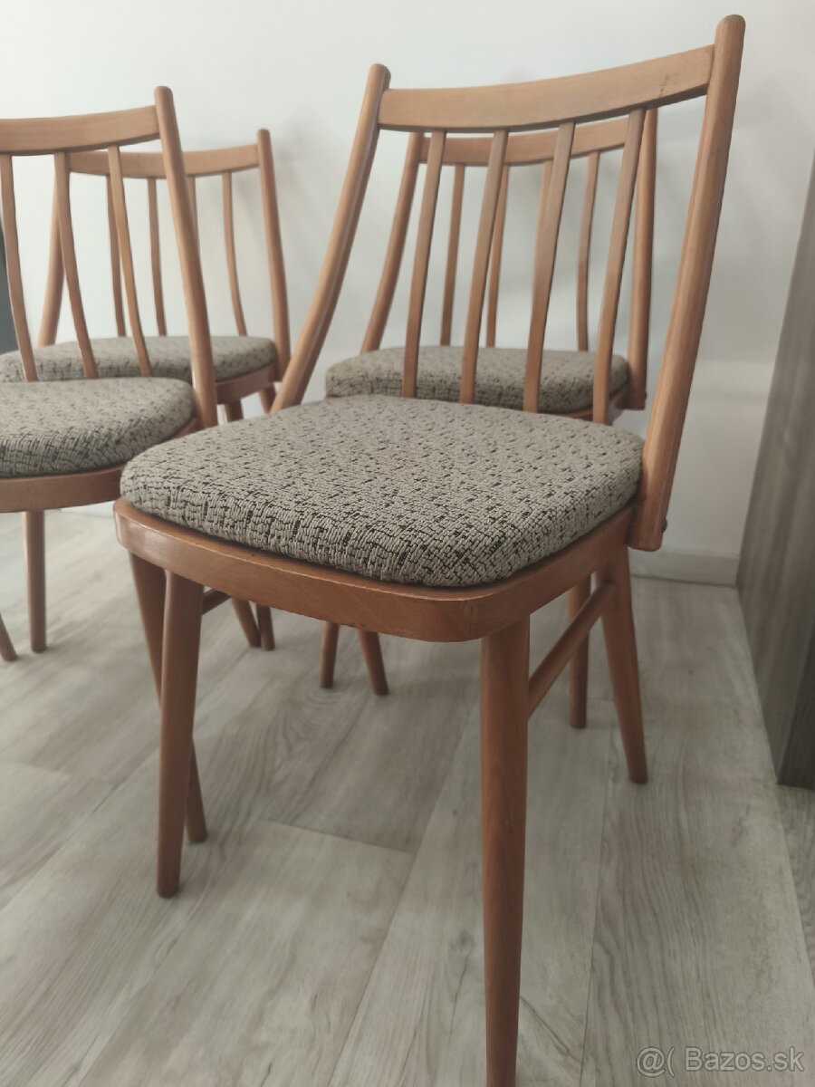 Set 4 art deco stoliciek - 4