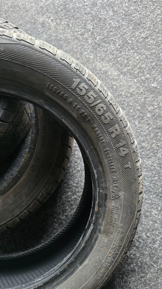 Predam 155/65 R14 zimné pneumatiky - 4
