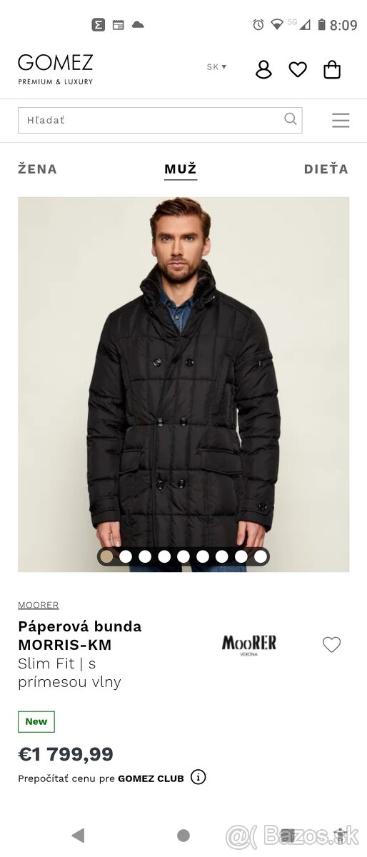 Páperová bunda,MooRER,ITALY Verona,54-MORIS-KM - 4