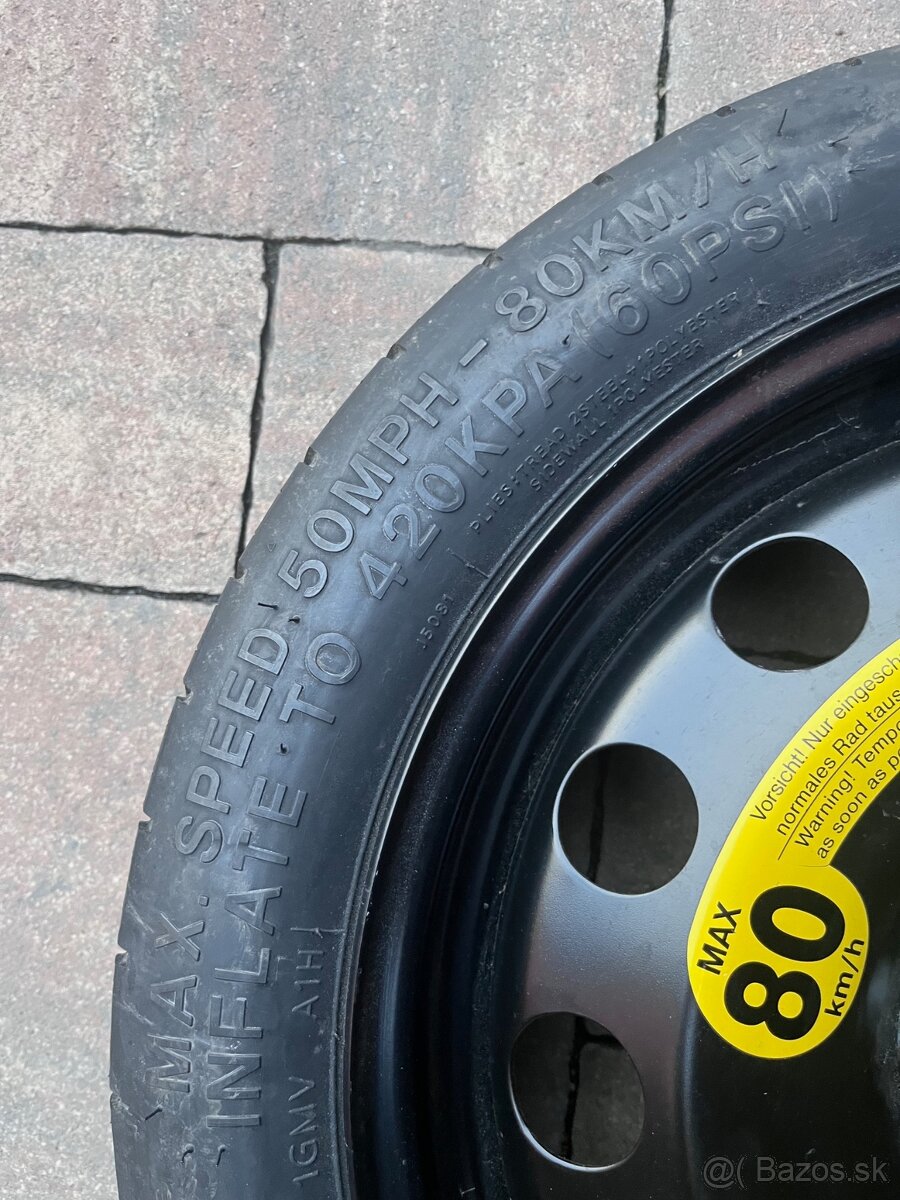 Rezervné koleso VW/Skoda/Seat R16, 5x112 - 4