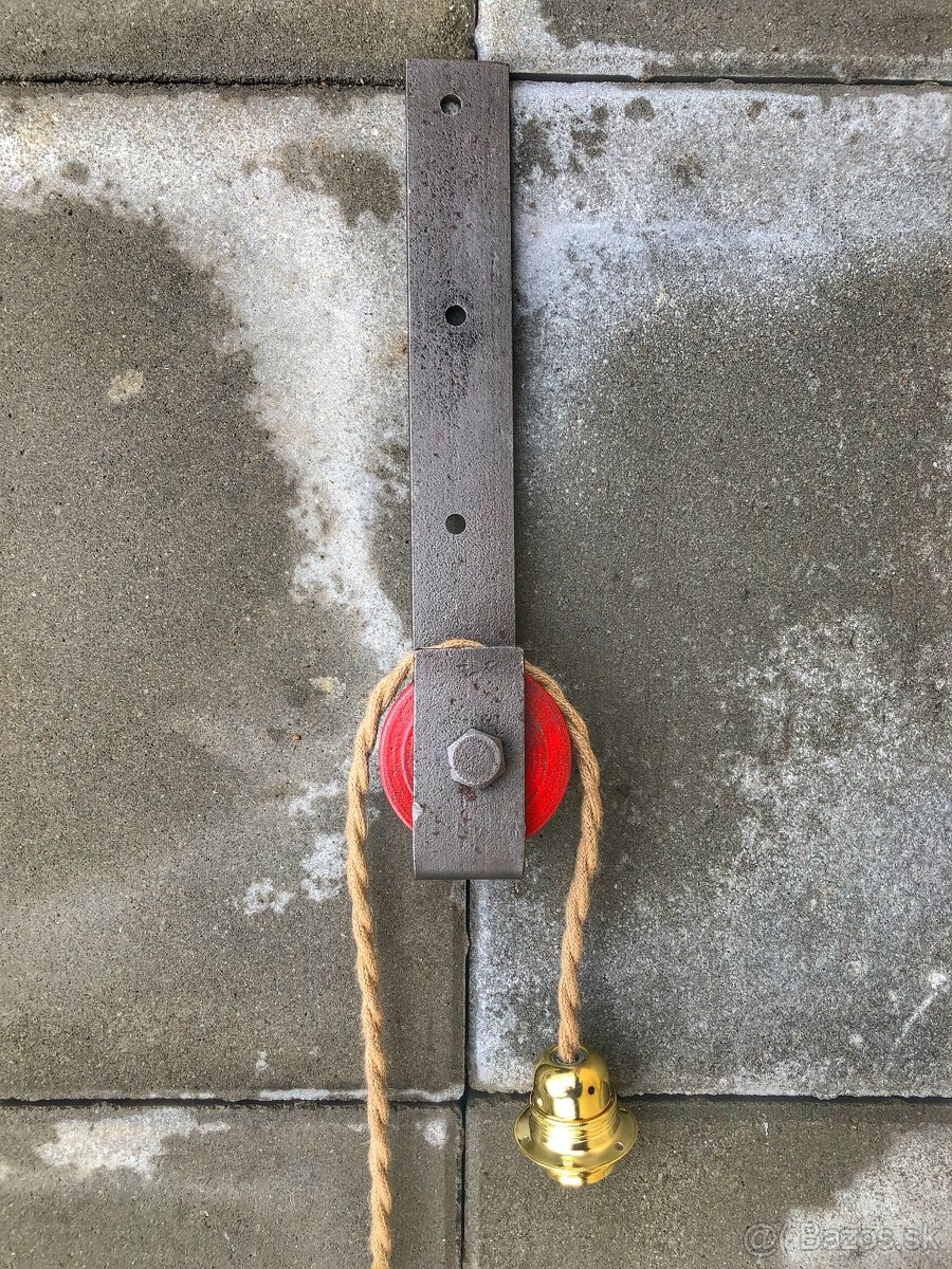 Industriálne lampy - kladka - 4