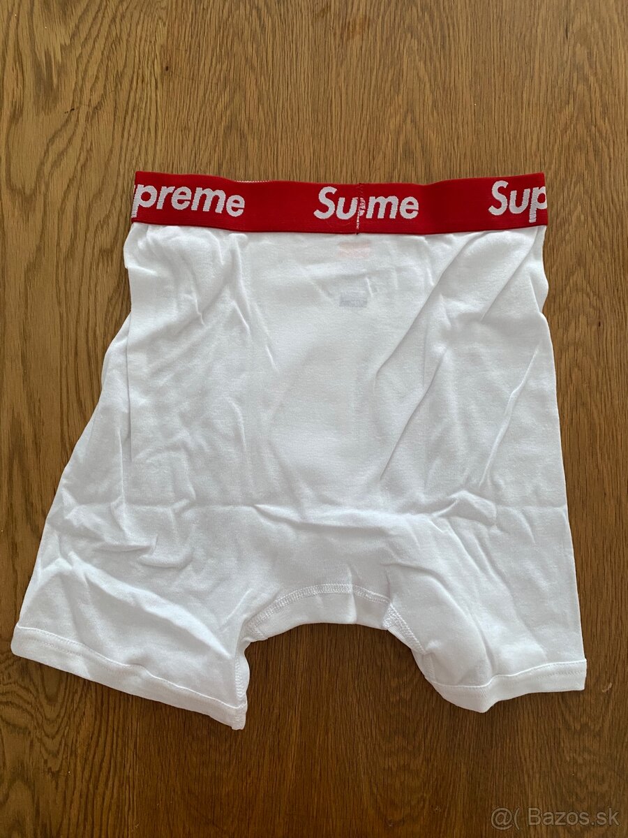 supreme boxerky biele veľ. S - 4