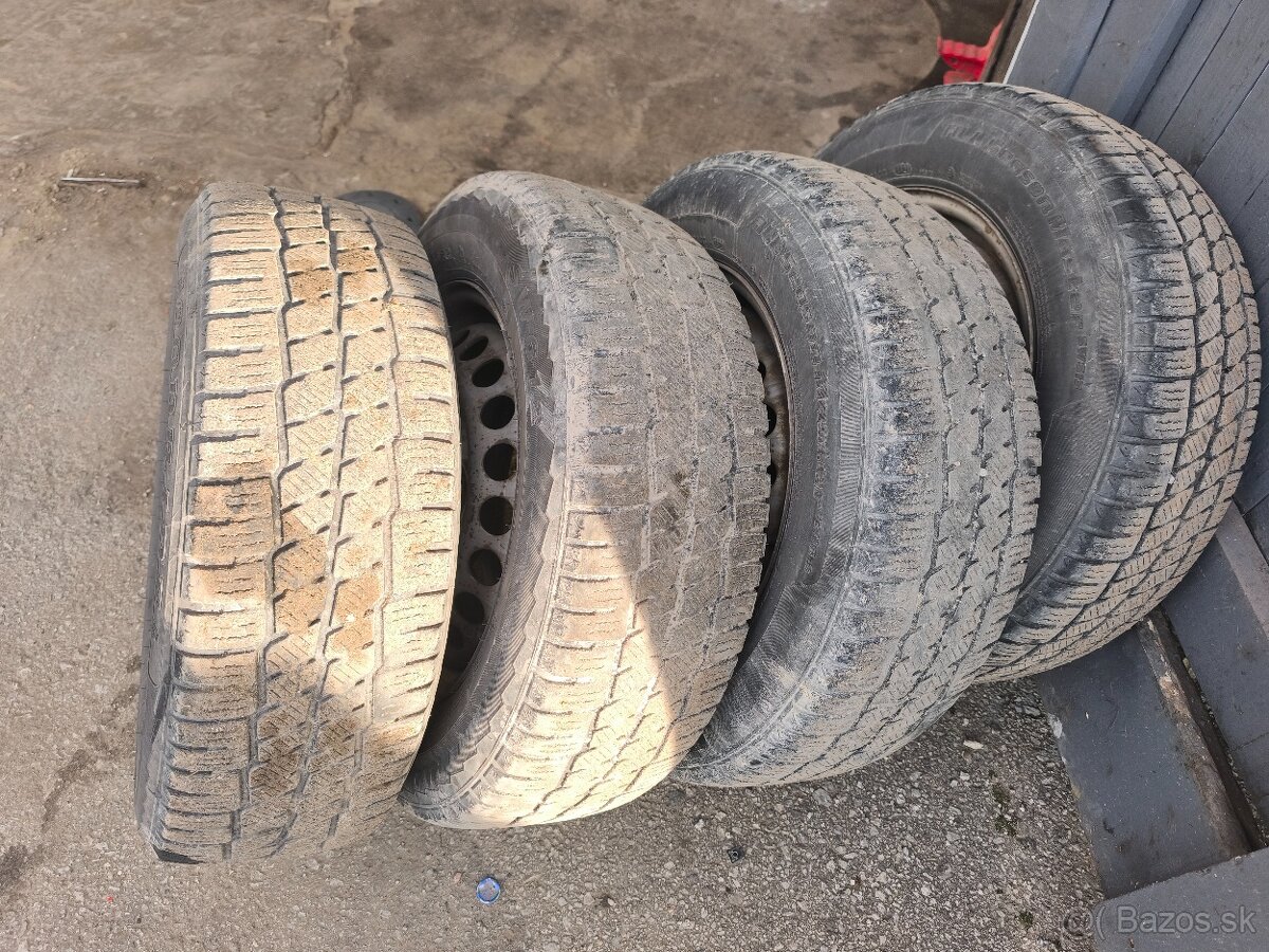 Predám sadu kolies vw Transporter 5x120 r16 - 4