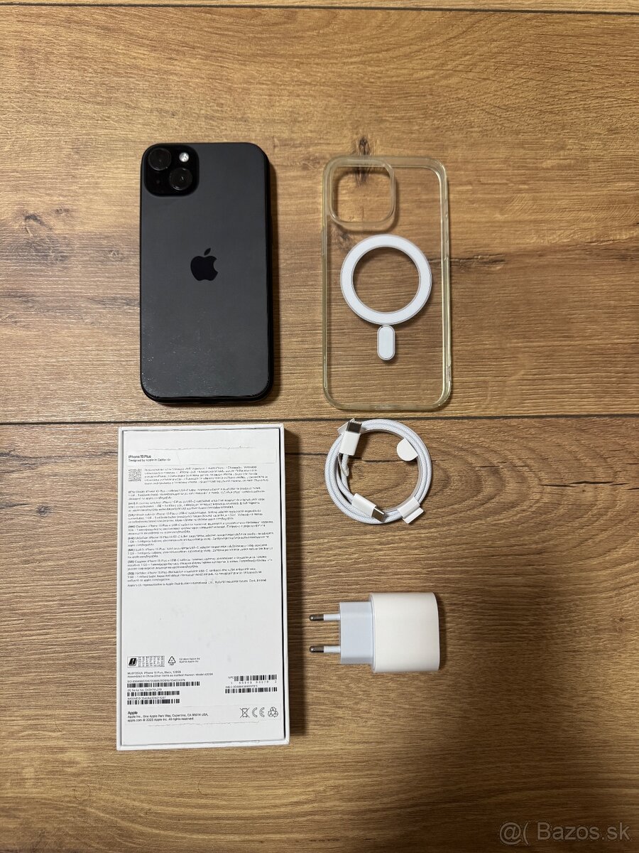 Predám Apple iPhone 15 Plus 128 GB black - 4