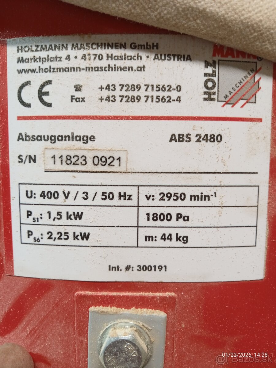 Odsávanie Holzmann - 4