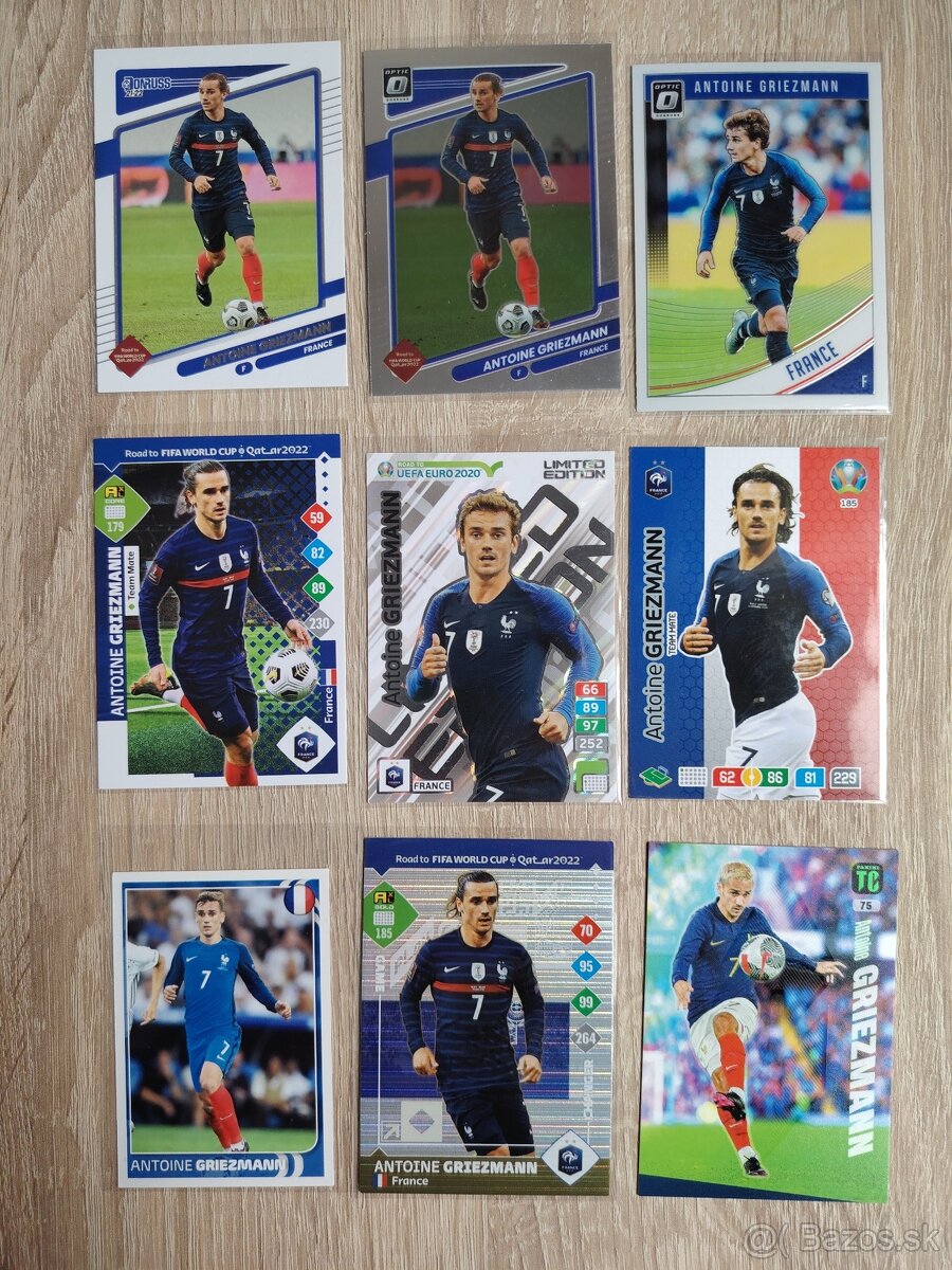 Griezmann, Suarez, de Jong - futbalové kartičky - 4