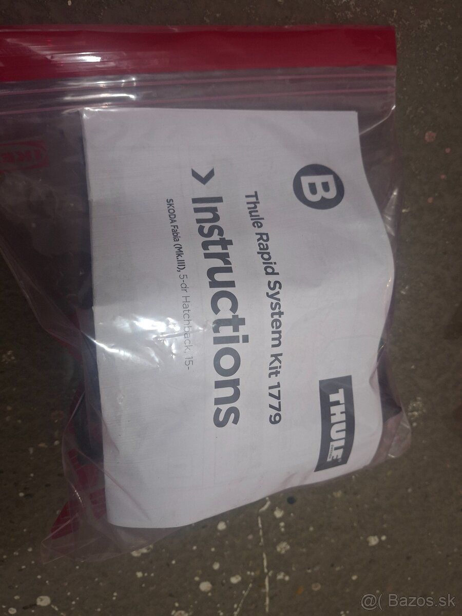 Thule kit pre patky 750 754 pre stresny nosic - 4