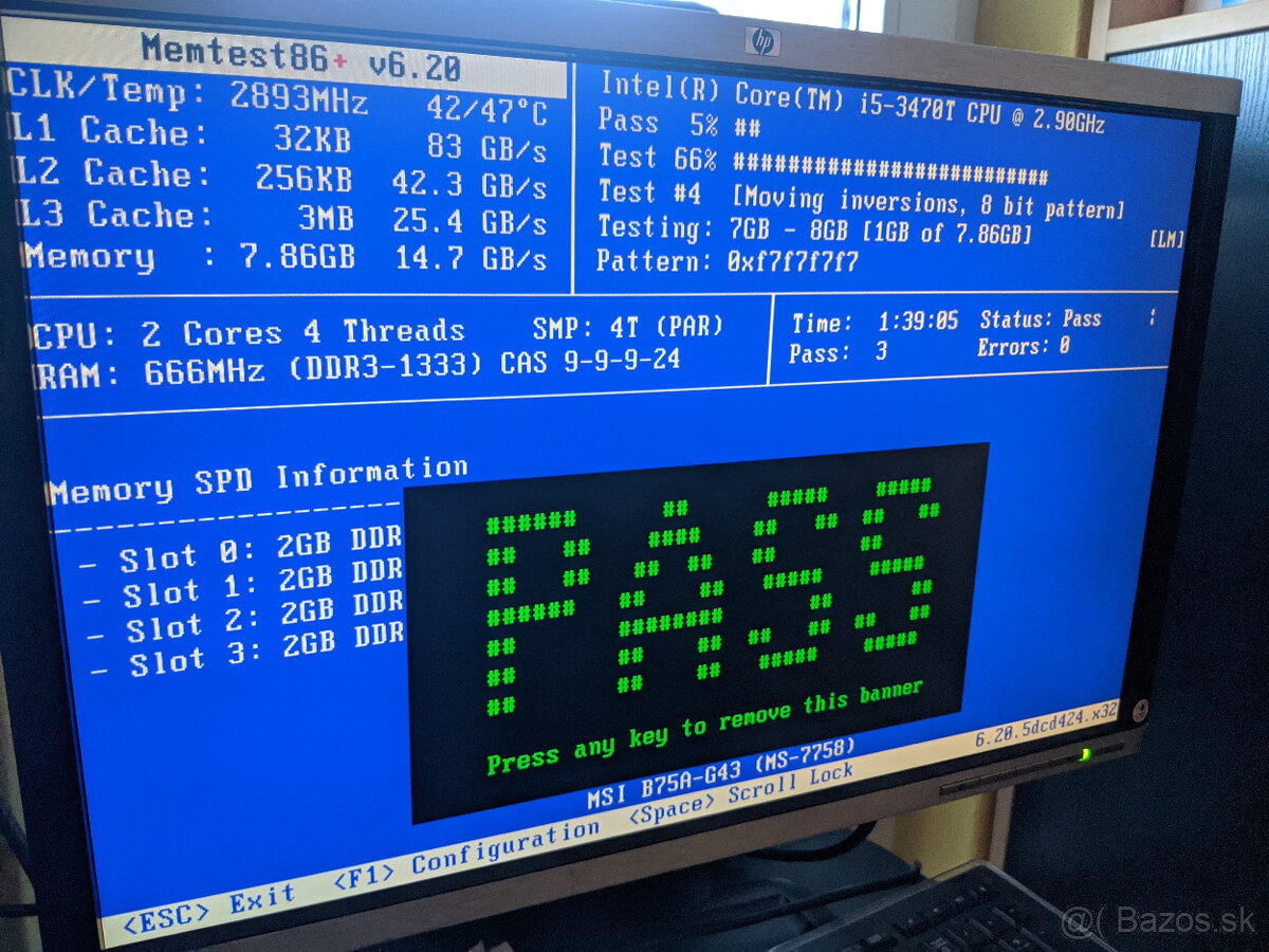 Corsair ValueSelect set 2 x 2GB 1333MHZ DDR3 - 4