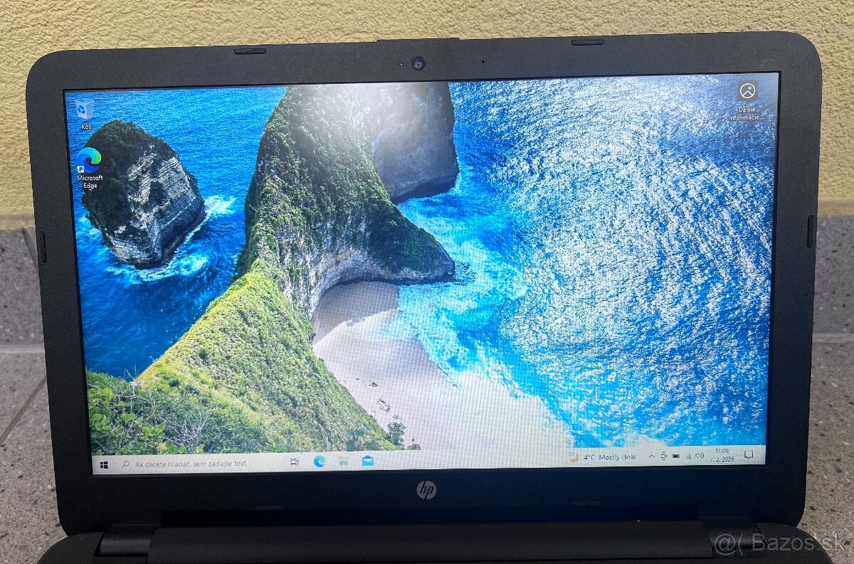 HP 250 G4 / Intel N3050 / 4GB RAM / 128GB SSD / 15.6" - 4
