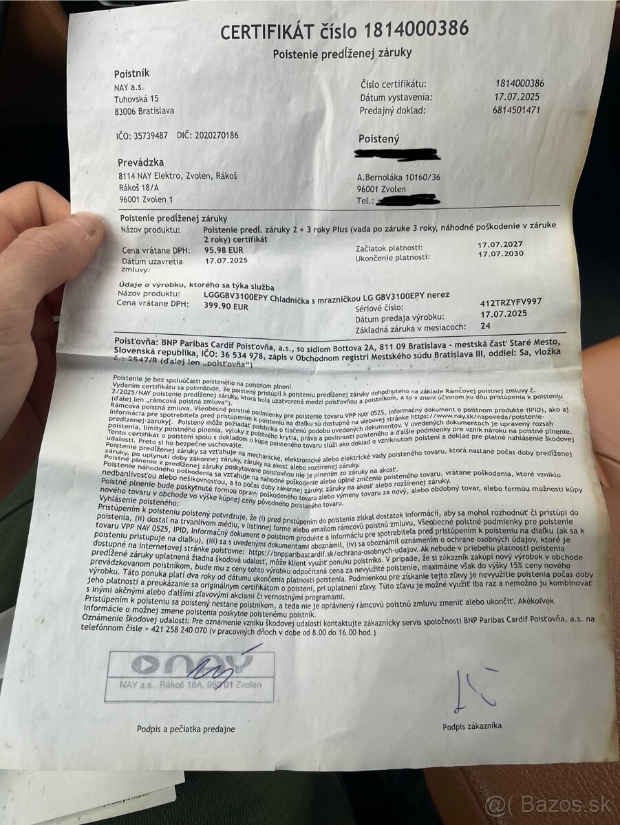 Predam chladničku z mraznickou LG GBV3100EPY nerez - 4