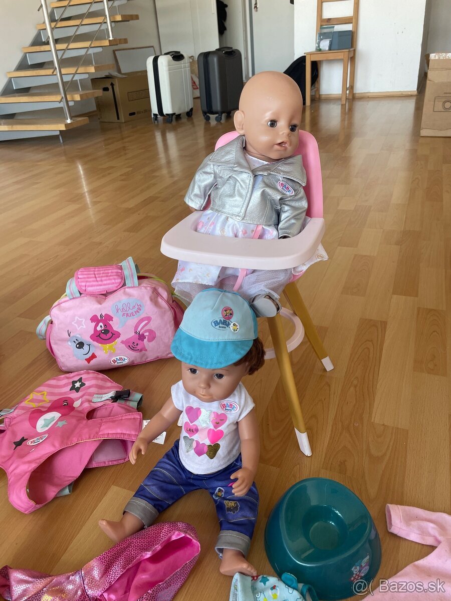 2 Bábiky babyborn, kočík a príslušenstvo - 4