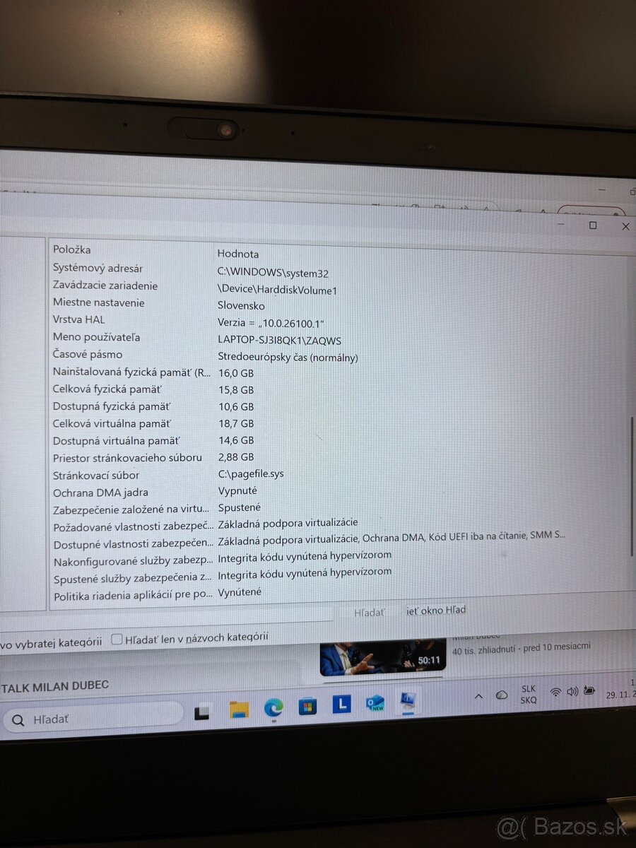 Lenovo T480 16GB RAM - 4