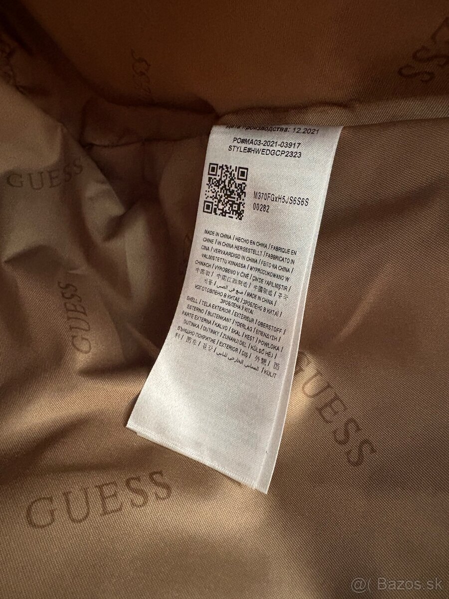 Kabelka Guess hnedá veľká - 4