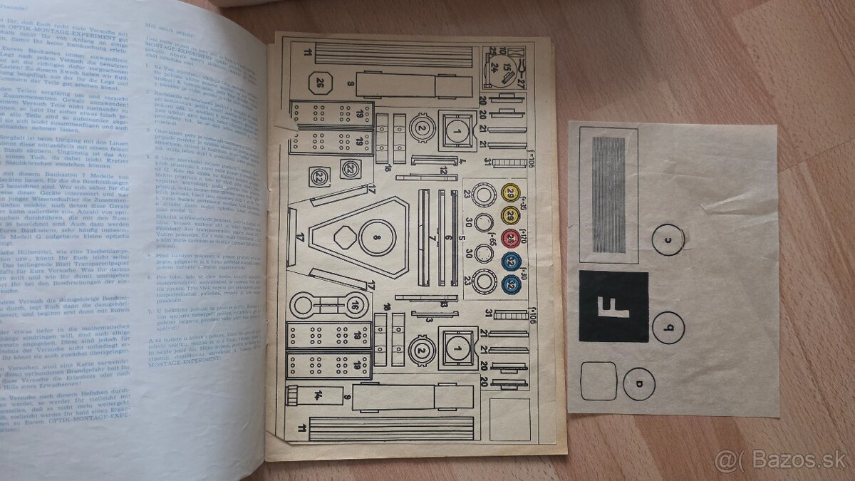 Retro OPTIK montážna sada z DDR - 4