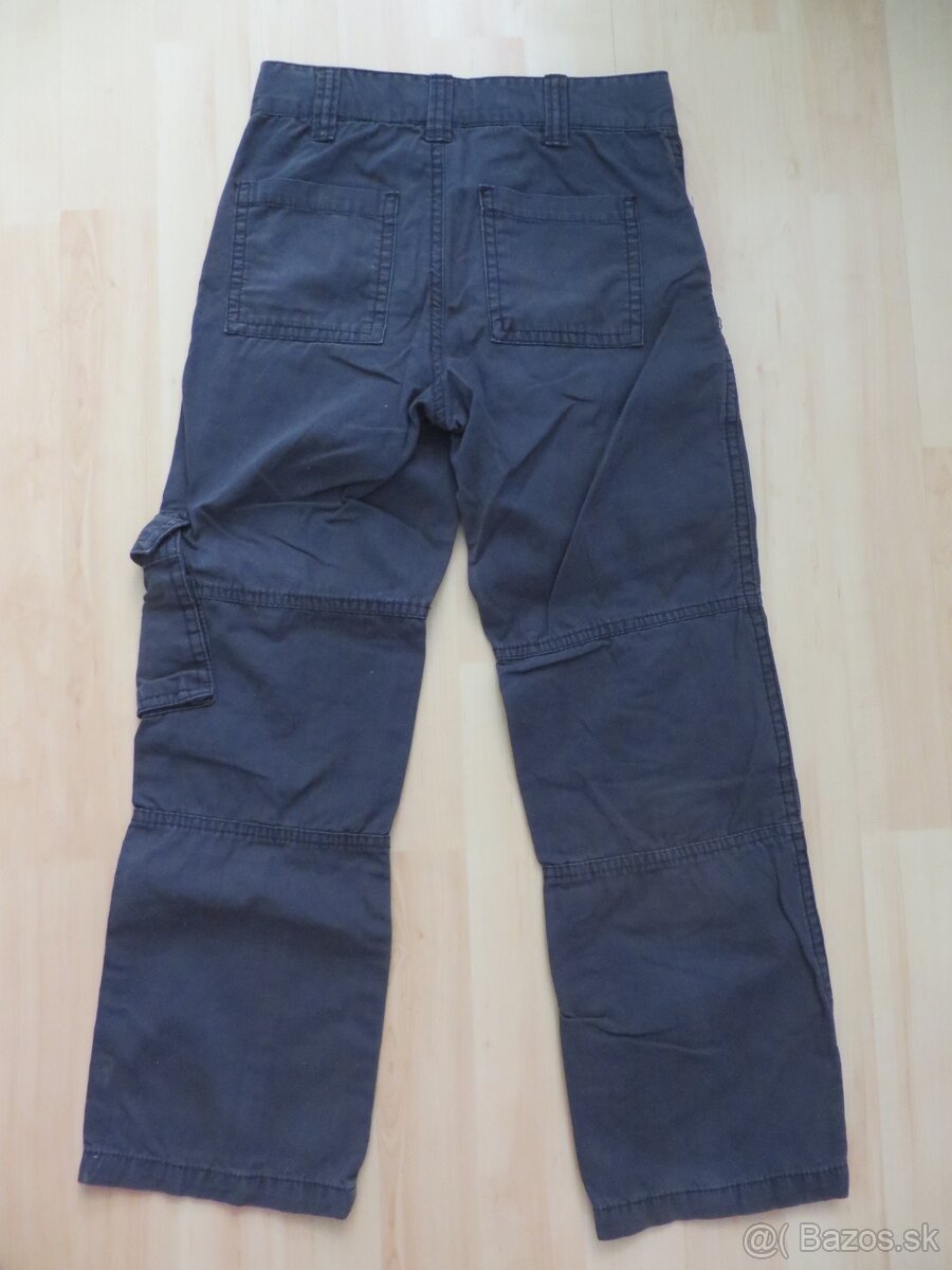 2x Chlapčenské kapsáče s regulov. pásom - veľ. 128 - 4