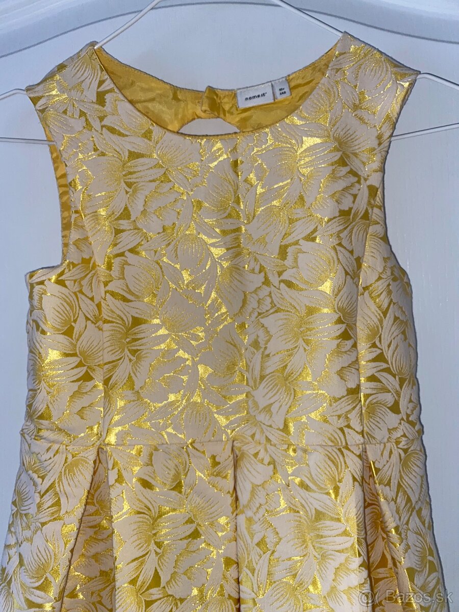 Name it zlte saty s potlacou velkost 134/140 - 4