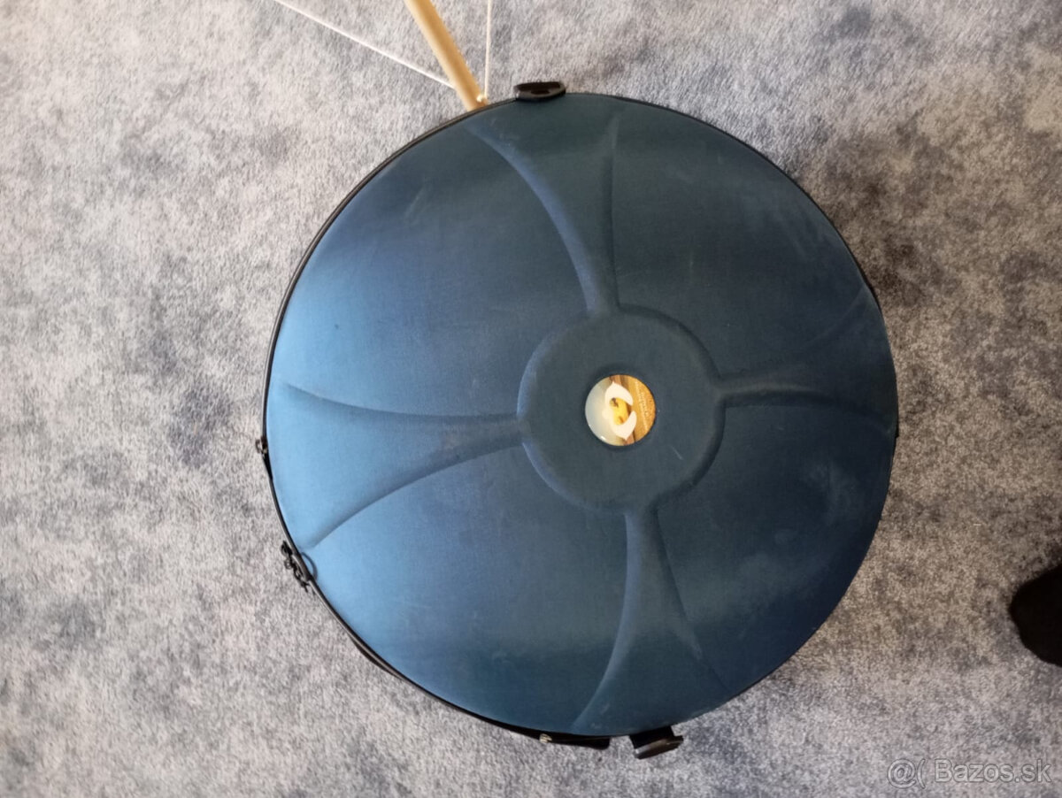 Obojstranný handpan s gravírovaním. - 4