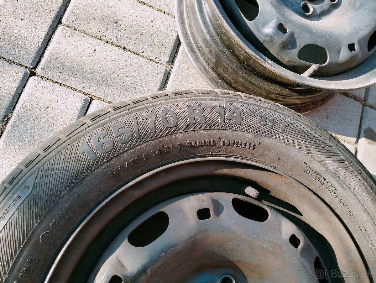 Fabia plechové disky R14 - 4