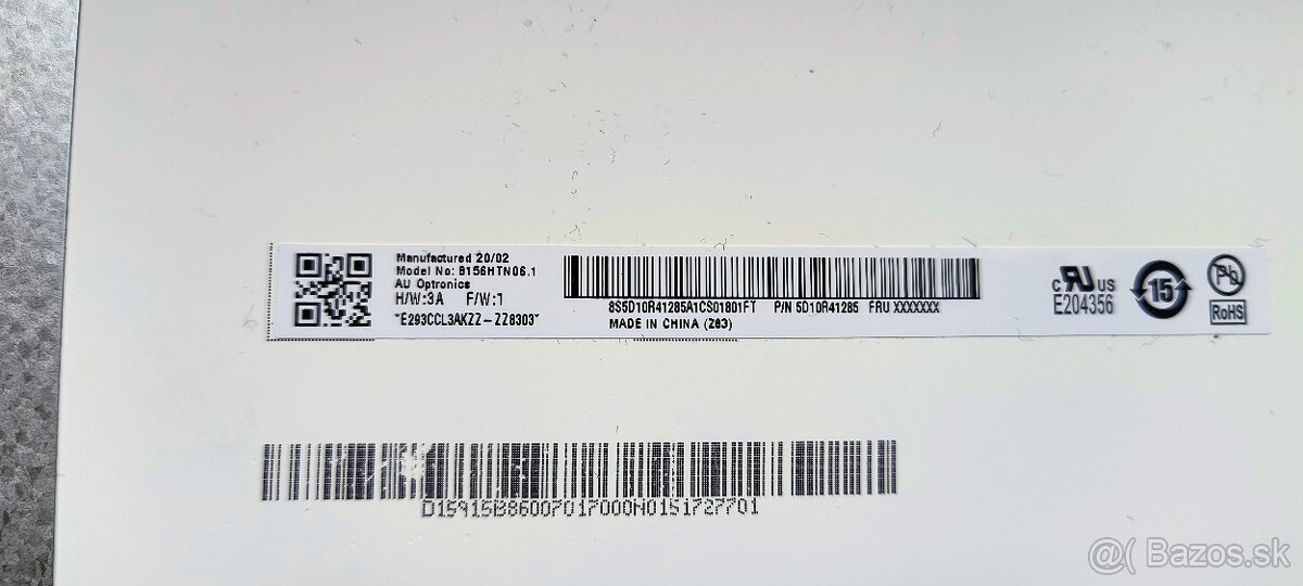 LCD display 15.6"Full HD 1920 x 1080 LED 30pin IPS eDP Slim - 4