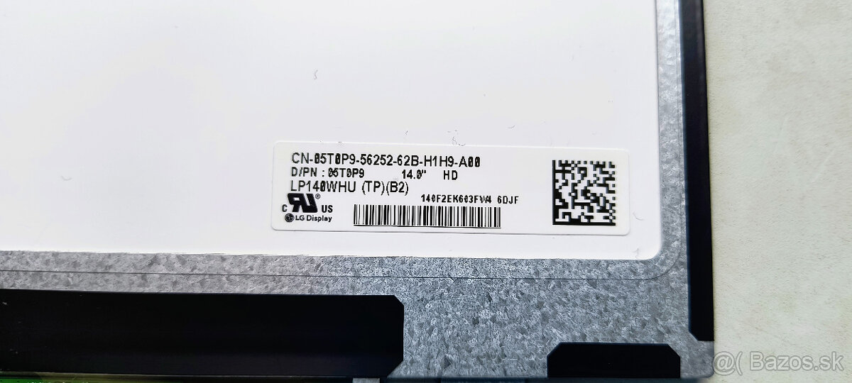 LCD display pre notebook 14.0" 1366x768 LED 30pin eDP Slim - 4