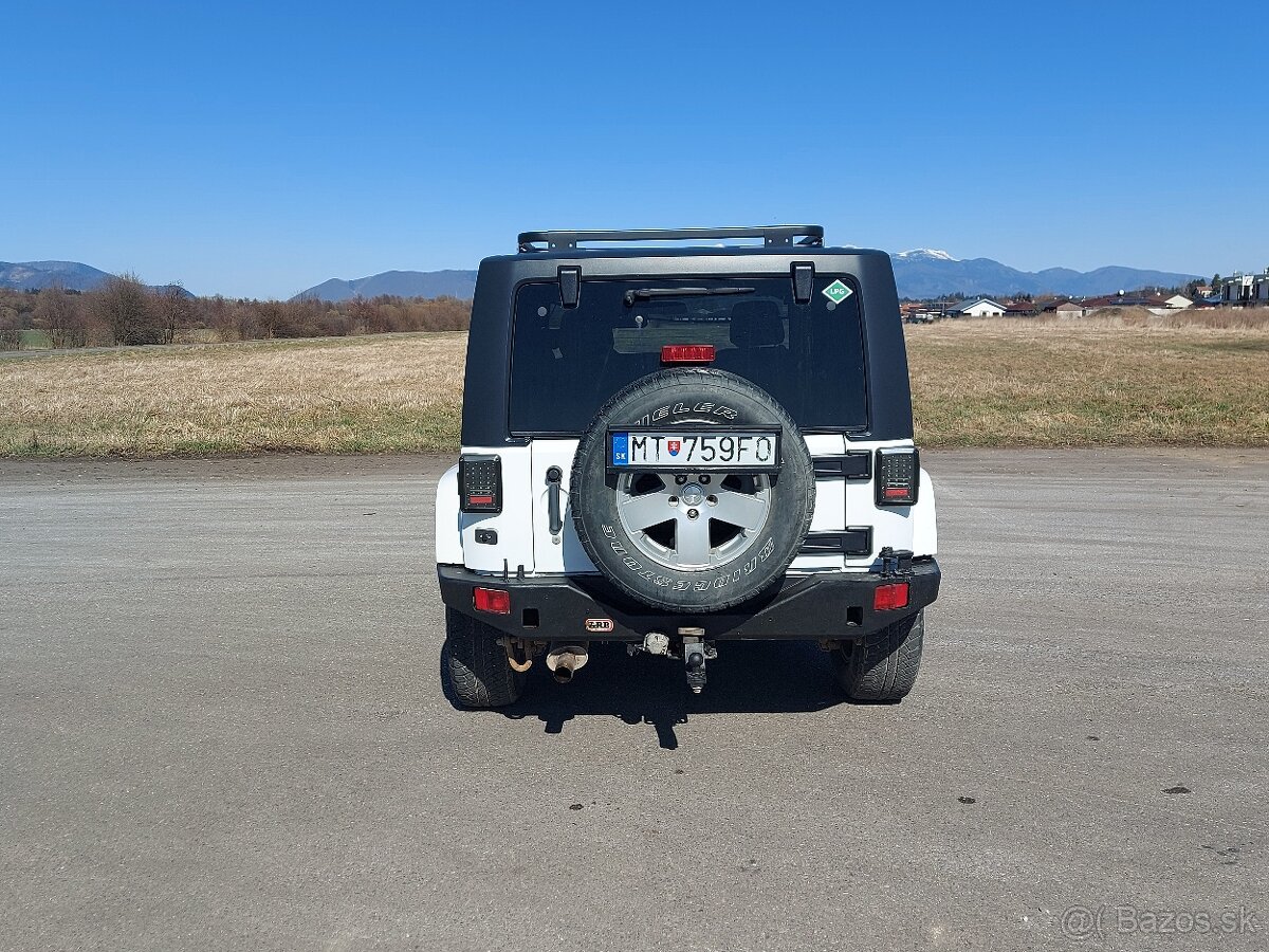 Jeep Wrangler Sahara JK 3,8 benzín V6 LPG, znížená cena