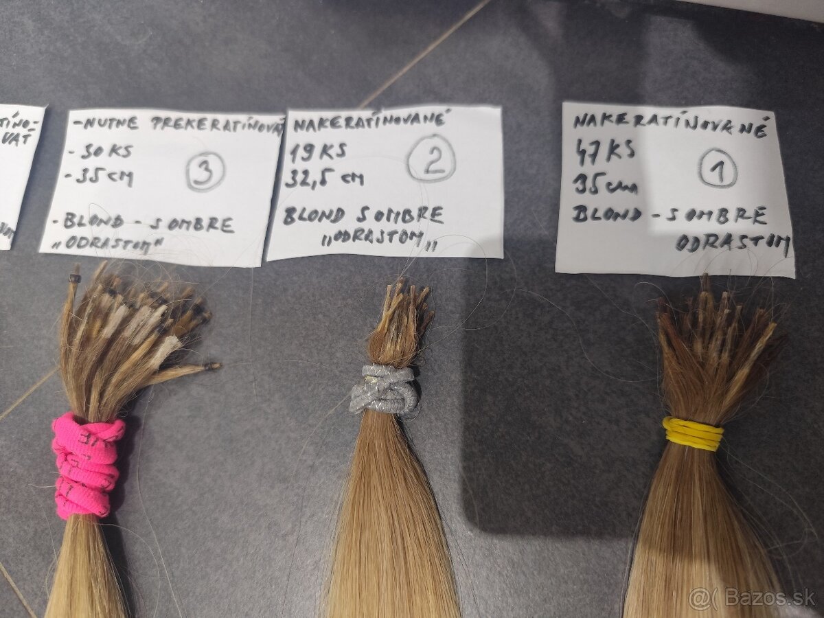 Predám ľudské vlasy na nadpájanie - 4