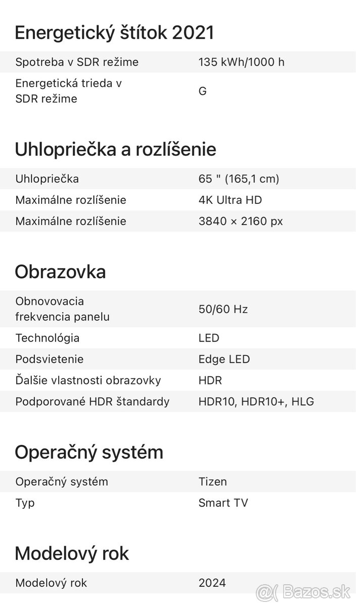 Televízor 65" Samsung UE65DU7172 - 4