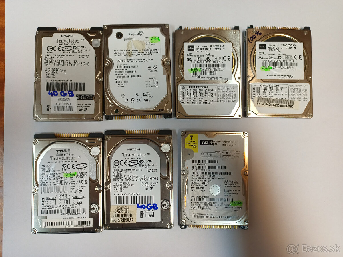 HDD PATA / IDE 3.5" 2.5" - 4